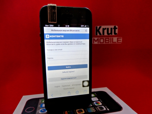 Копия iPhone 5S PRO 32Gb Space gray apple