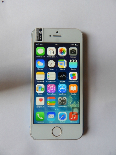Копия iPhone 5s 16Gb, 4 ядра Silver apple